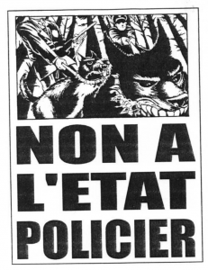 Non à l'état policier !
