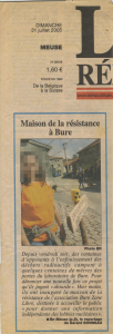 Maison de la Résistance à Bure
