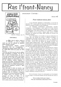Ras l'Front Nancy - 02/1998