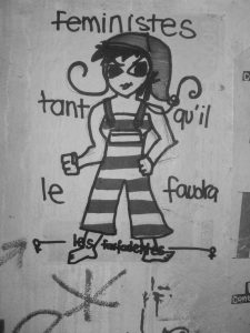 Les Farfadettes - photo d'une affiche sur un mur