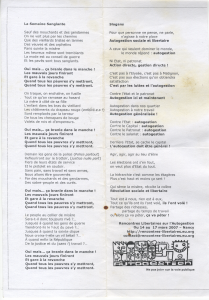 Rencontres libertaires sur l'autogestion - slogans