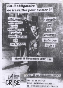 Est-il obligatoire de travailler pour exister ?