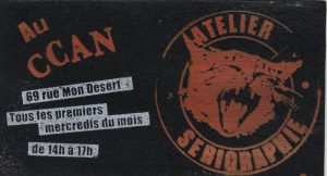 Atelier sérigraphie